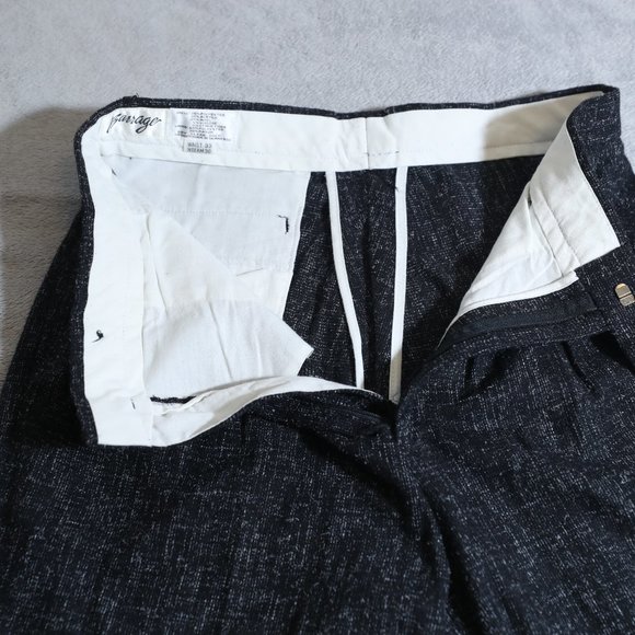 Barrage Black and White Wool Pants (33x30) - Picture 9 of 14